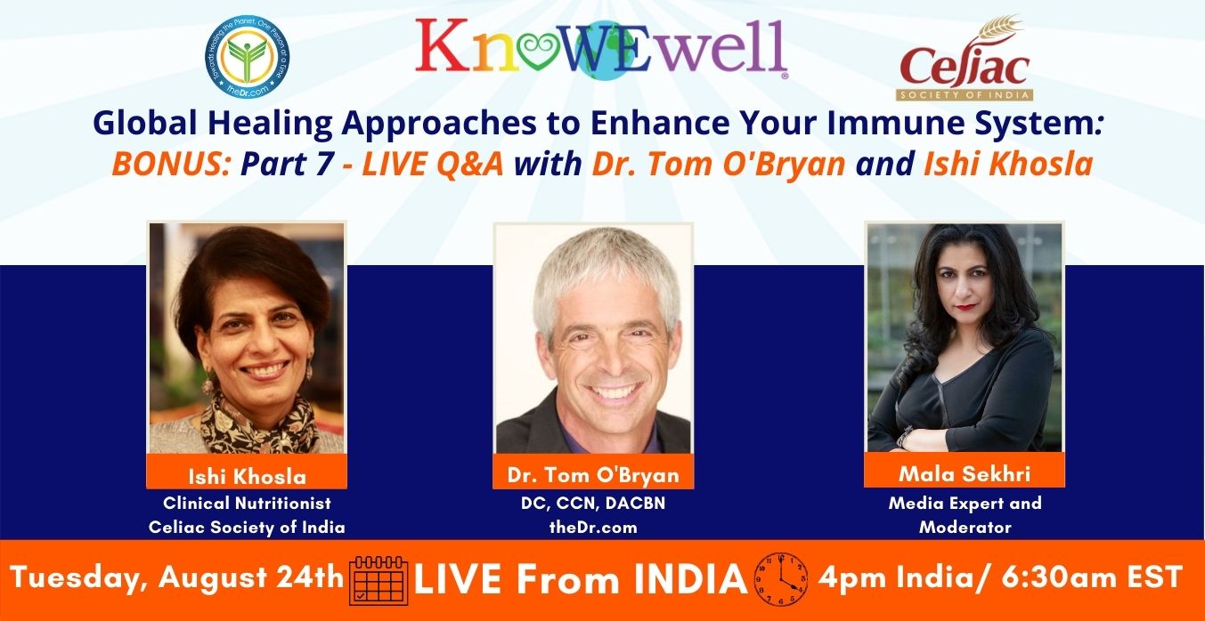 Live from India Immune System Webinar banner image