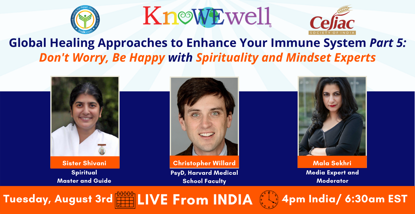 Global Healing Approaches KnoWEwell Webinar series banner