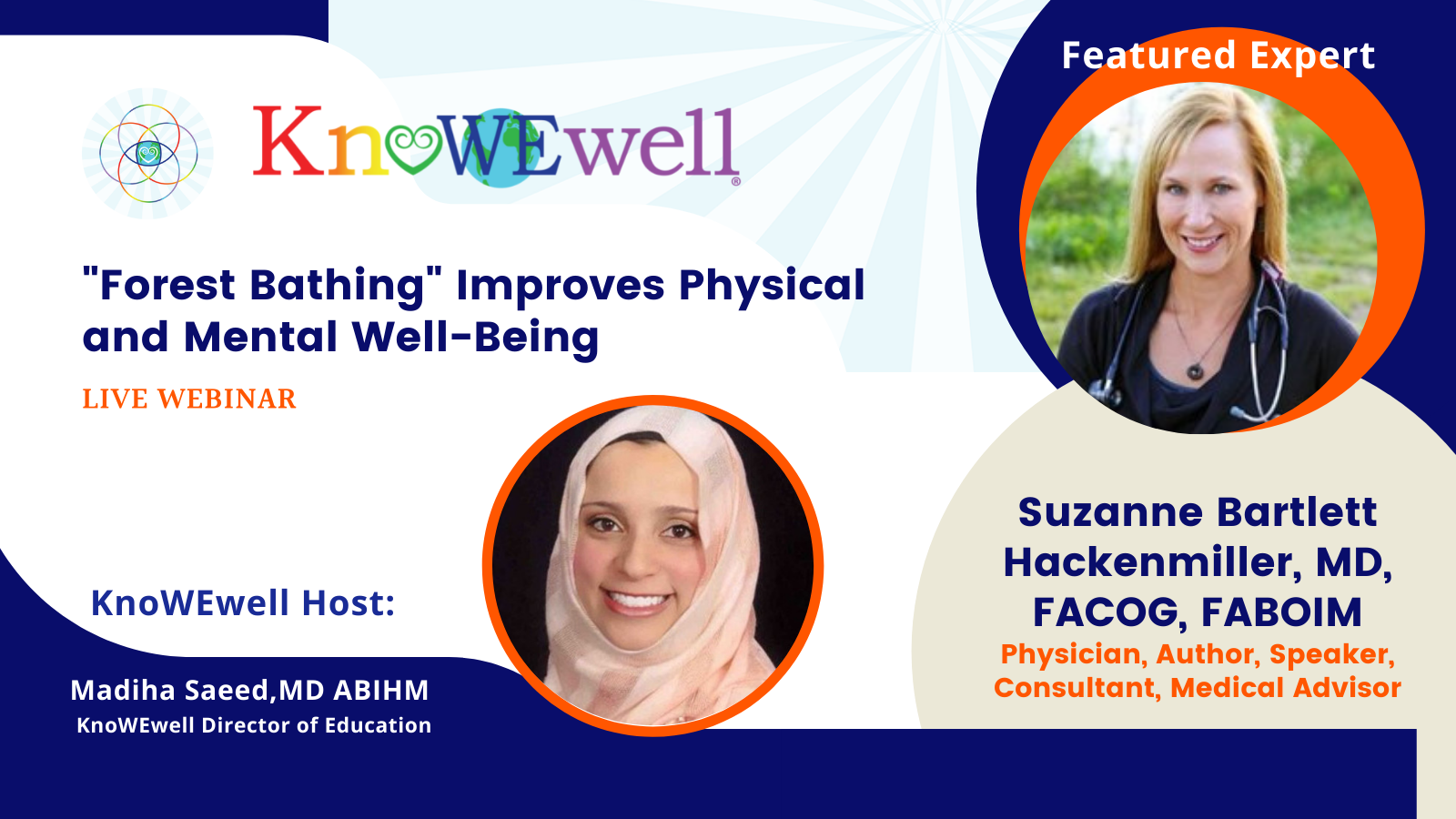 Forest Bathing Webinar Banner