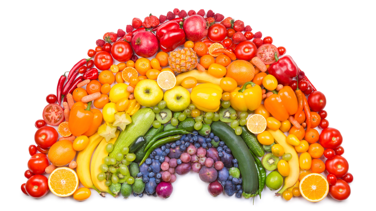 Fruit and vegetable rainbow