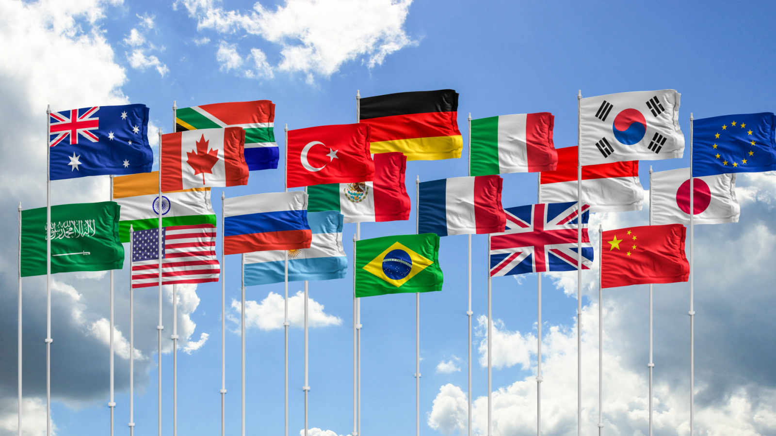 G20 flags 2023 G20 New Delhi summit 9–10 September 2023