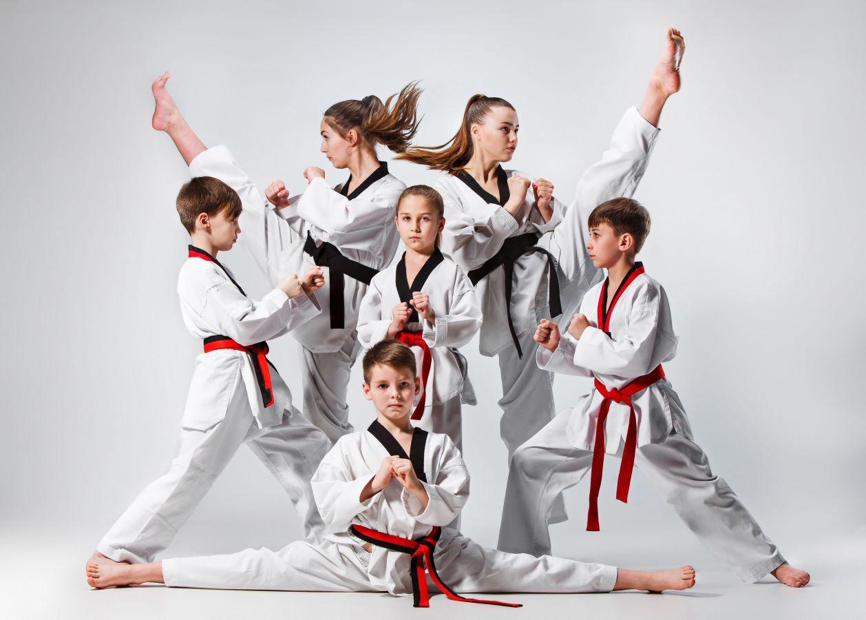 Kids enjoying martial arts