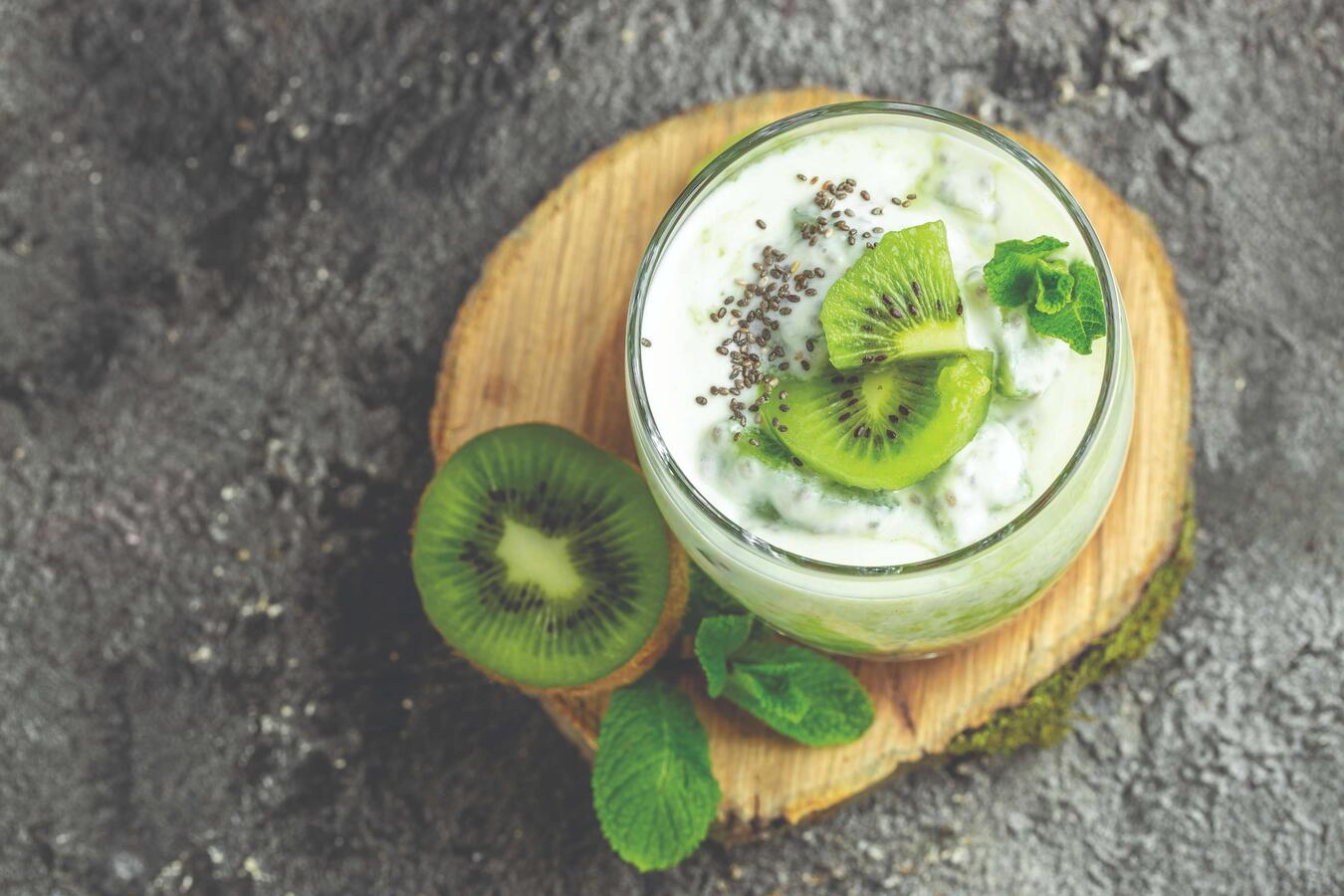 Kiwi Chia Pudding