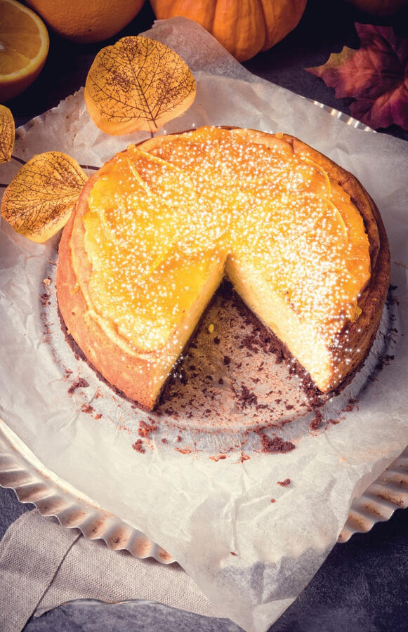 No-Bake Pumpkin Dairy-Free Cheesecake