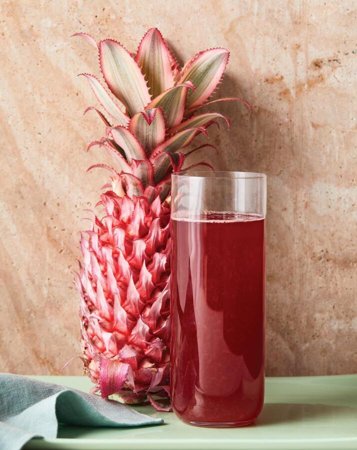 Pineapple-Hibiscus Drink