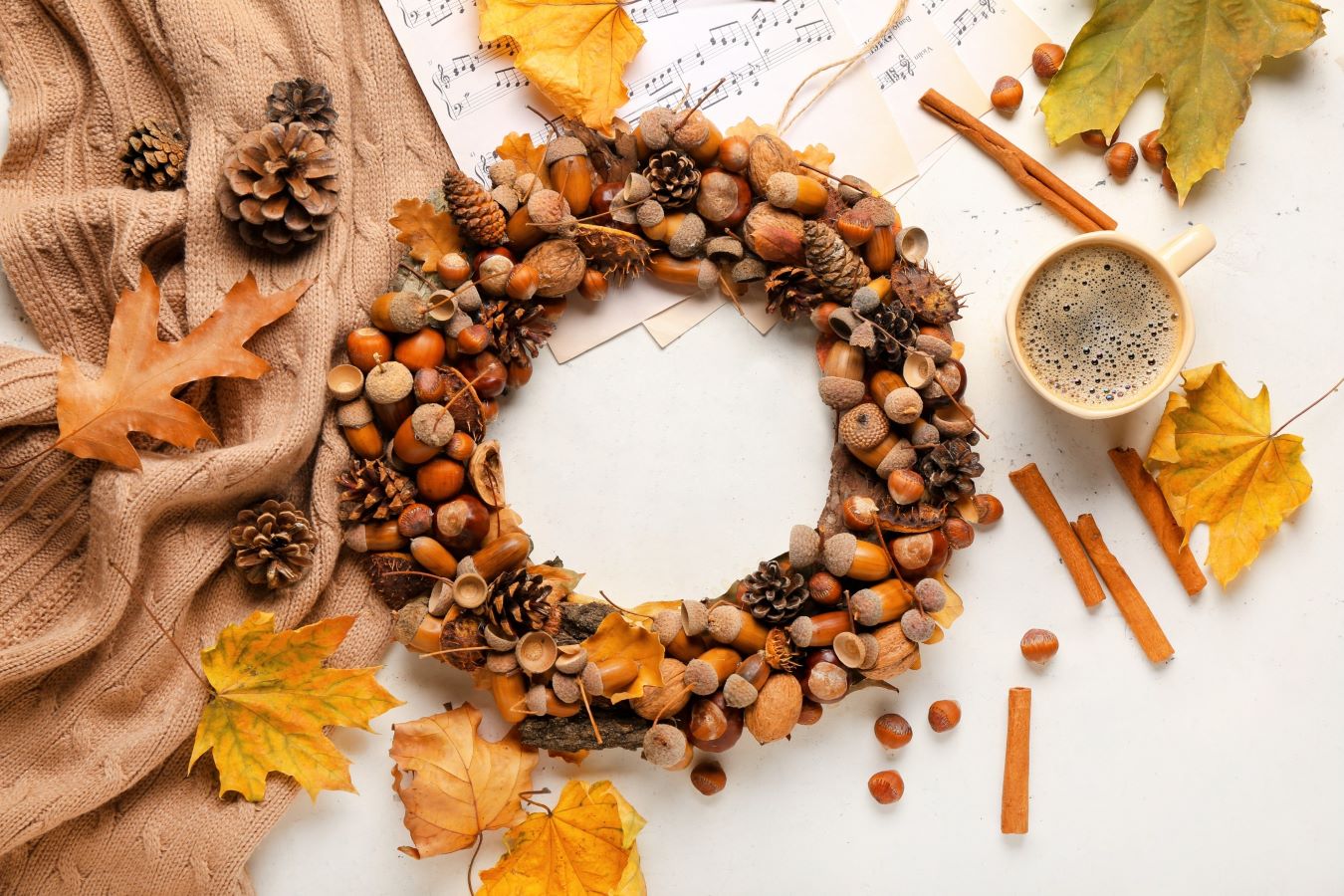 Acorn wreath