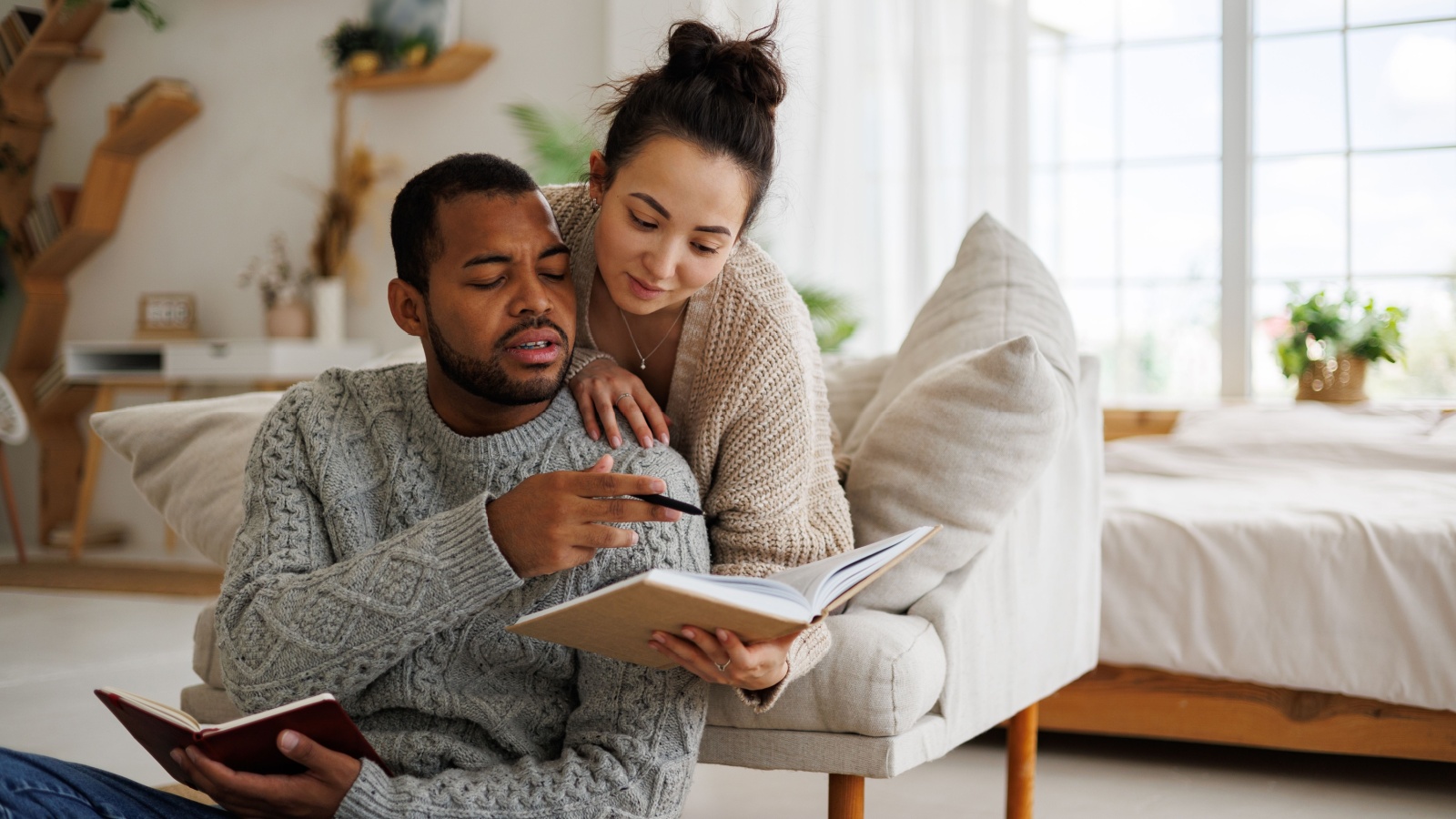 Young couple together