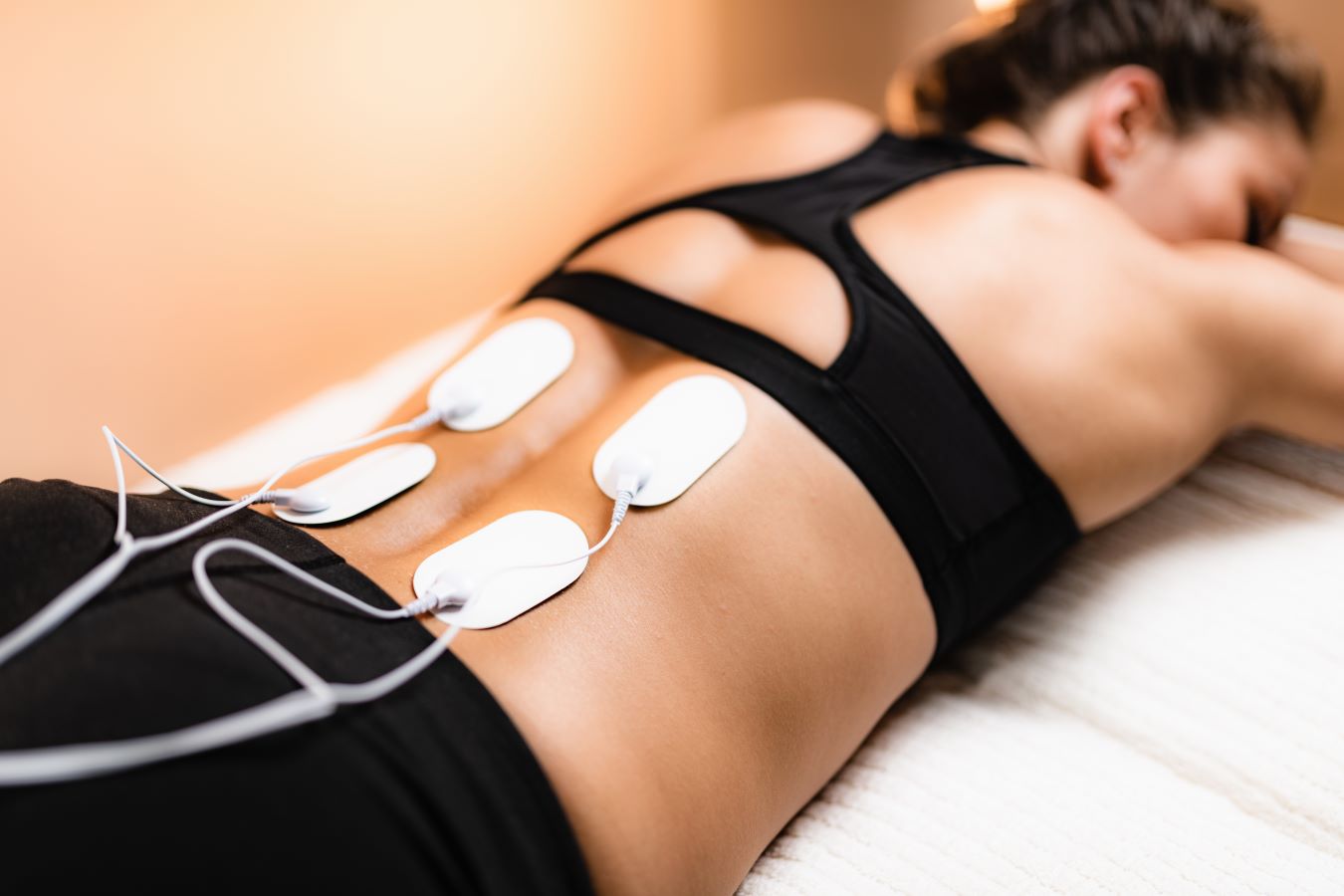 Transcutaneous Electrical Stimulation of Woman