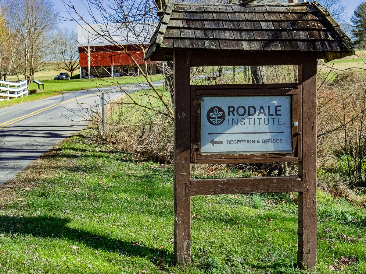 Rodale Institute Welcome Sign
