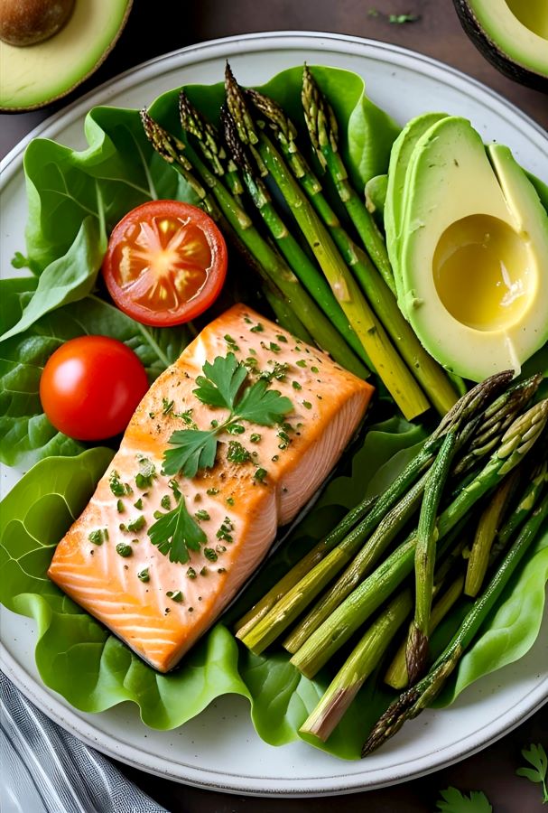 Salmon and Roasted Asparagus