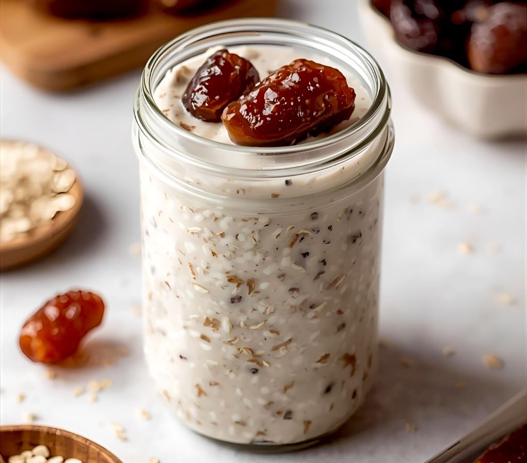 Overnight Cinnamon Date Oats