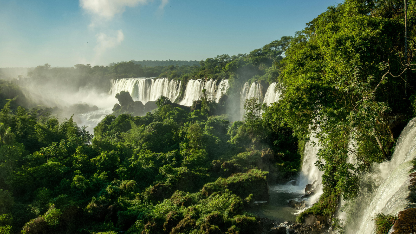 Landscape photo of Iguazu Falls