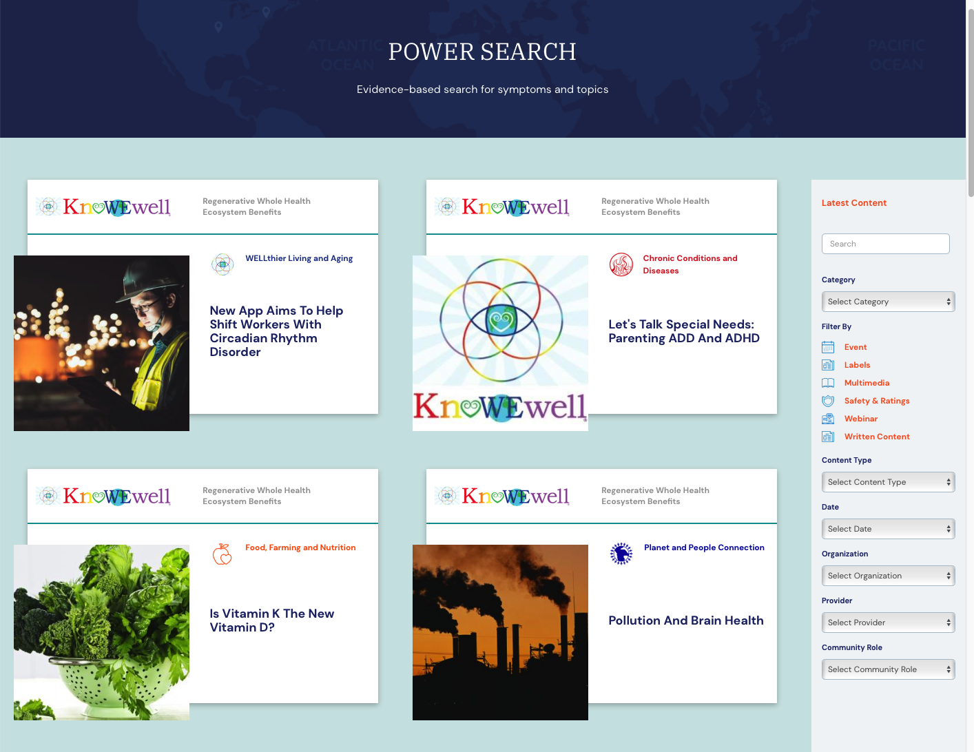 KnoWEwell Power Search