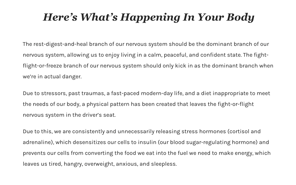 Here’s What’s Happening In Your Body