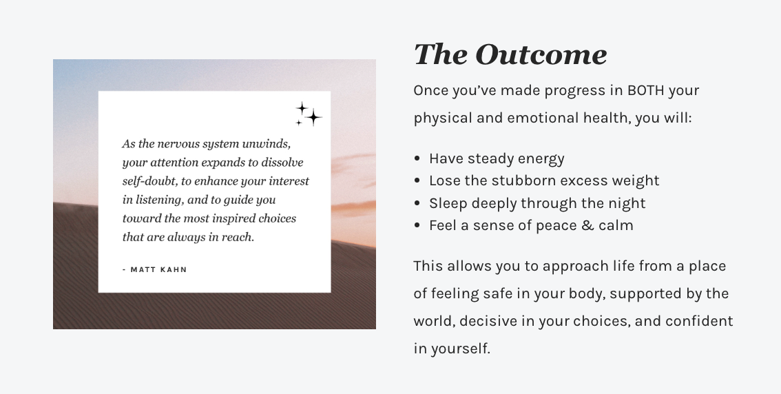 The Outcomes