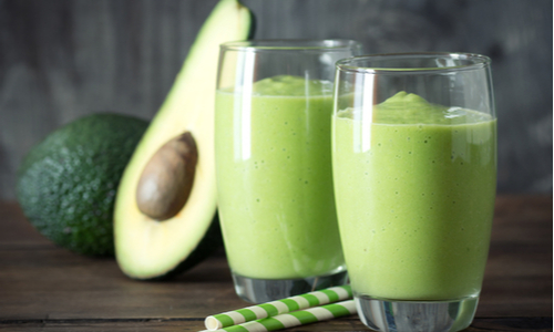 Avocado Smoothie, Made with Fresh Avocados 