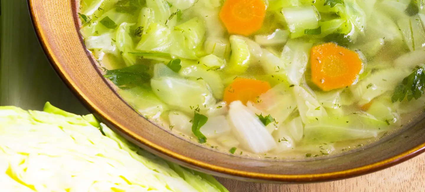 Cabbage Soup in plate