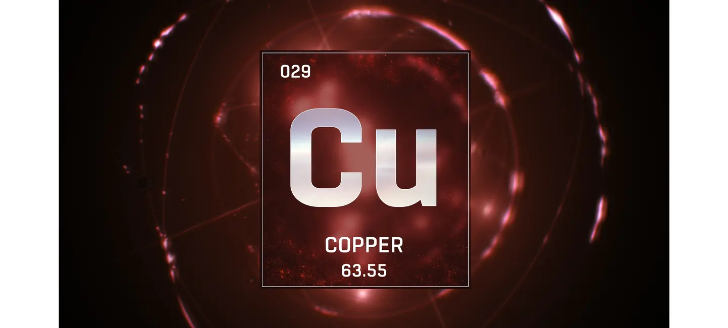Copper atomic number
