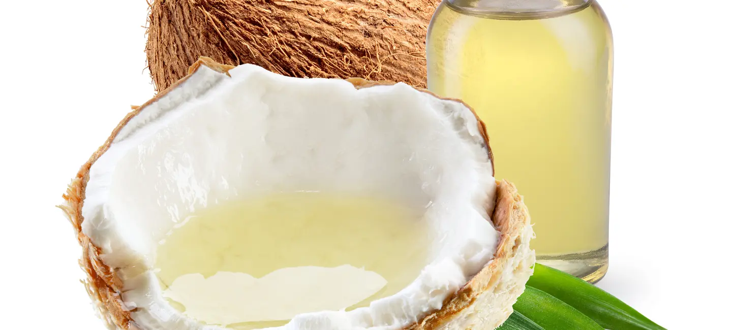 Coconut oil in coconut
