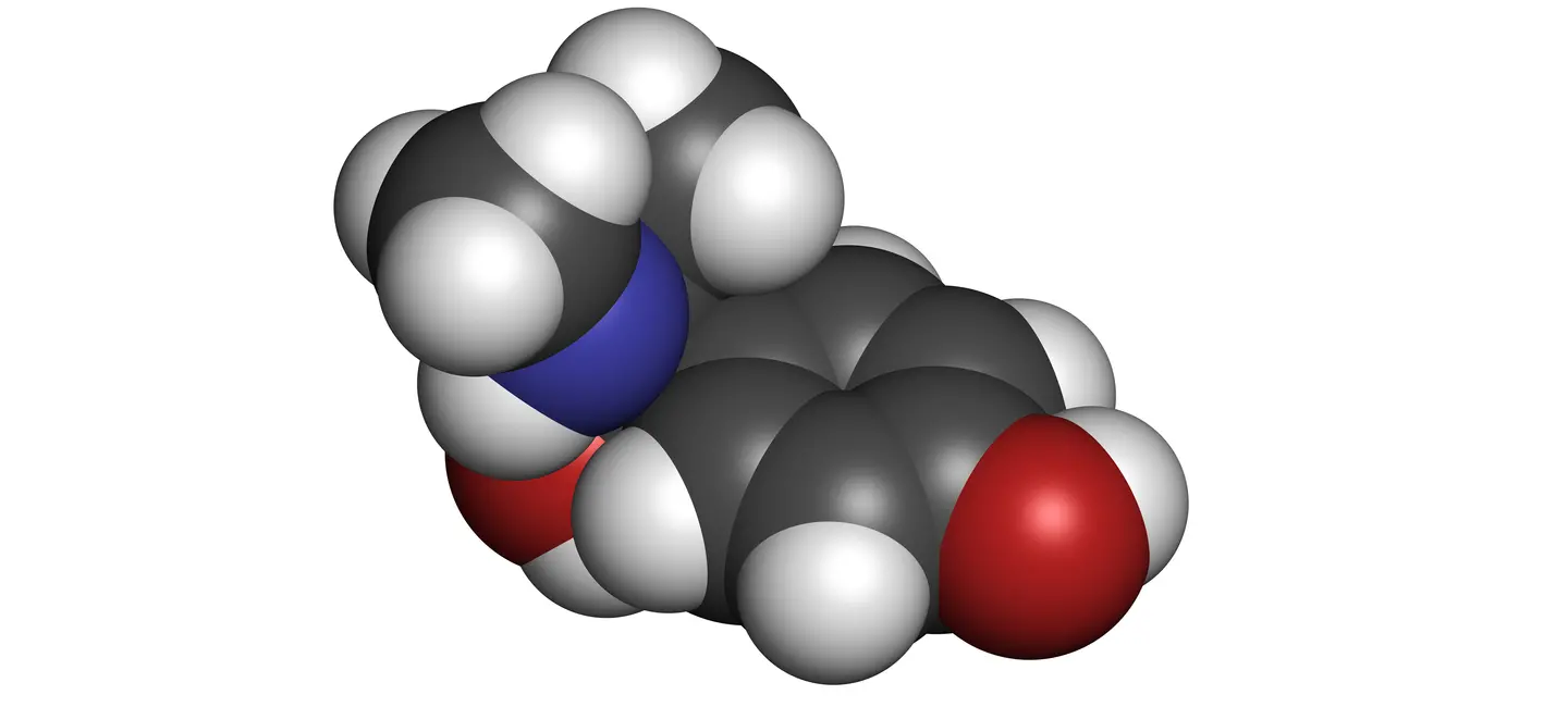 Methylsynephrine molecule