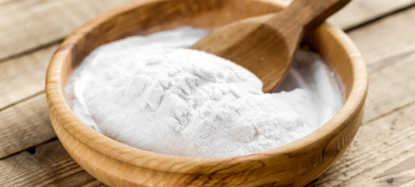 Sodium Bicarbonate powder in bowl