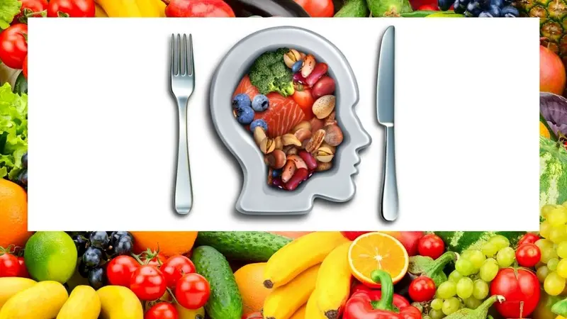 Brain food to boost brainpower nutrition concept as a group of nutritious nuts fish vegetables and berries rich in omega-3 fatty acids for mind health with 3D illustration elements. Brain food to boost brainpower nutrition concept as a group of nutritious nuts fish vegetables and berries rich in omega-3 fatty acids for mind health with 3D illustration elements.
