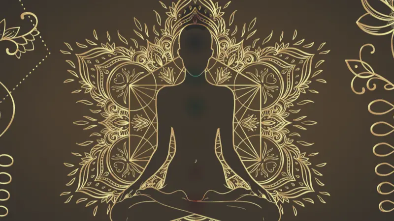 Ayurveda symbol of harmony and balance. Ayurveda symbol of harmony and balance.