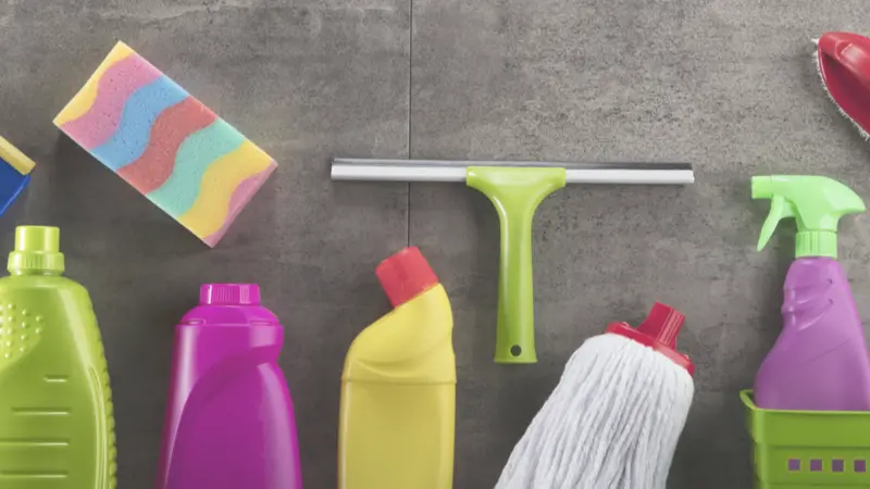 Cleaning products. Cleaning products.