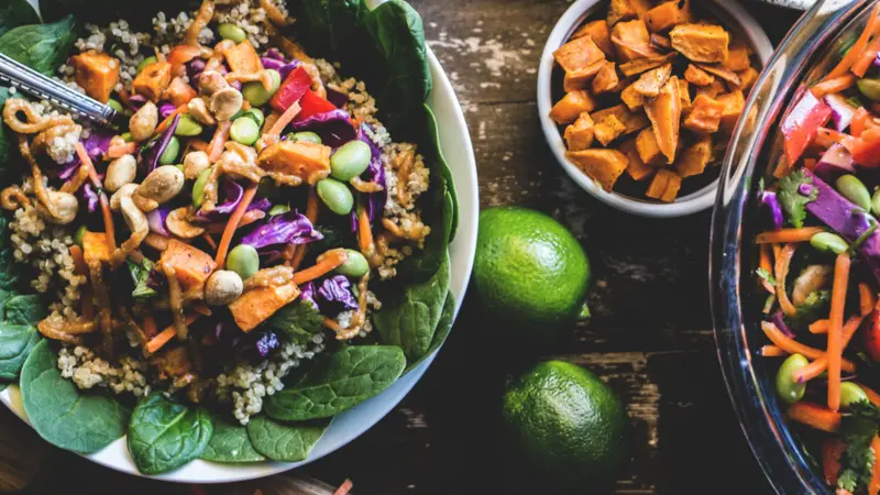 Veggie Bowl over Coconut Quinoa