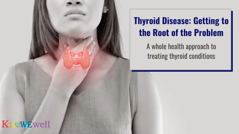 woman with thyroid