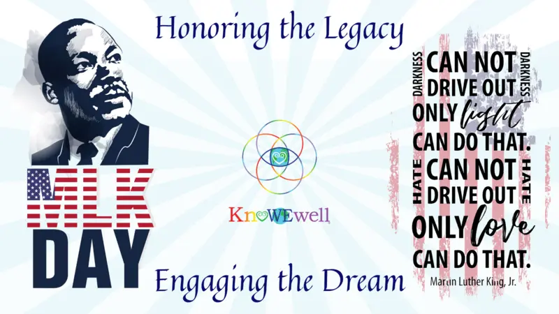 MLK - Honoring the Legacy, Engaging the Dream MLK image and inspiring quote