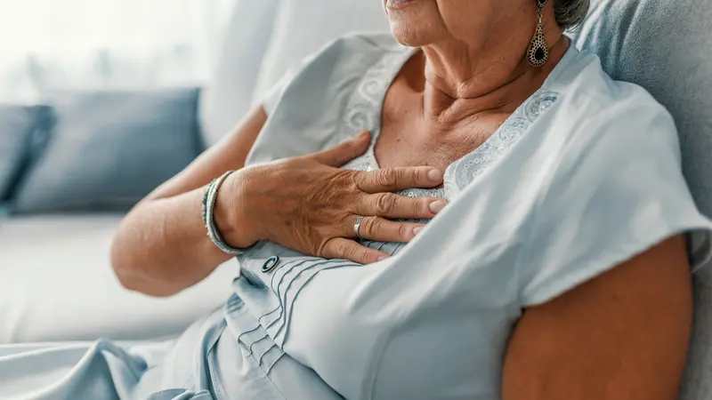 Woman in heart failure Woman in heart failure
