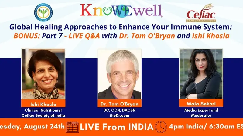 Live from India Immune System Webinar banner image