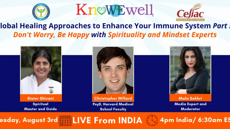 Global Healing Approaches KnoWEwell Webinar series banner