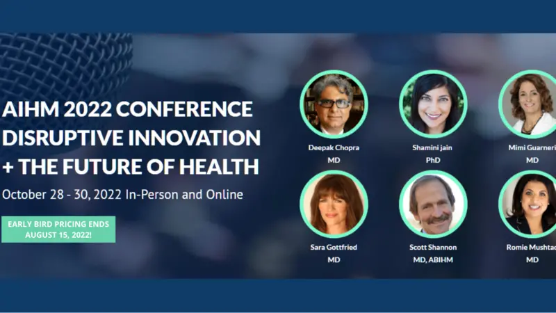 AIHM Conference 2022 People. Planet. Purpose., early bird deadline August 15, and photos of some speakers