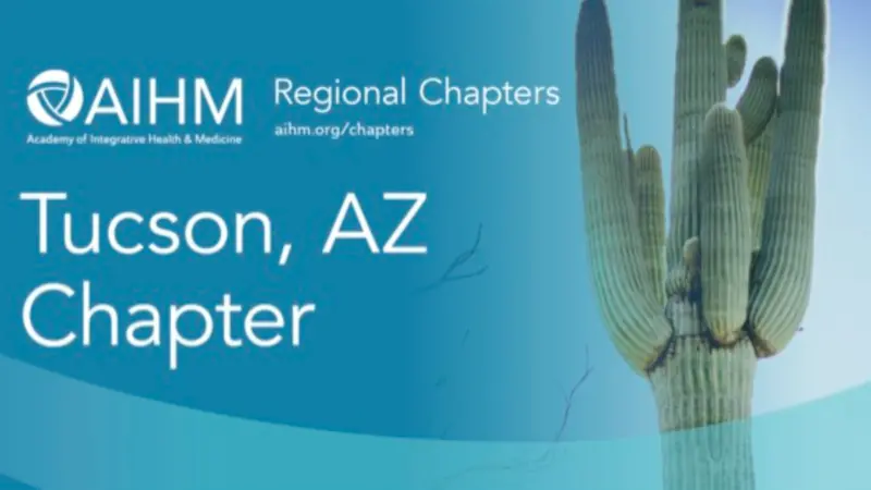 AIHM logo and Tucson chapter name with a picture of a cactus AIHM logo and Tucson chapter name with a picture of a cactus
