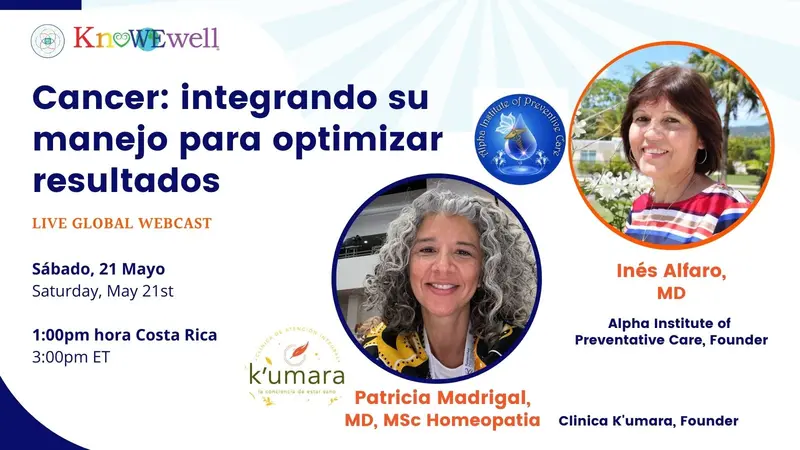 Cancer: integrando su manejo para optimizar resultados webinar banner image Cancer: integrando su manejo para optimizar resultados webinar banner image