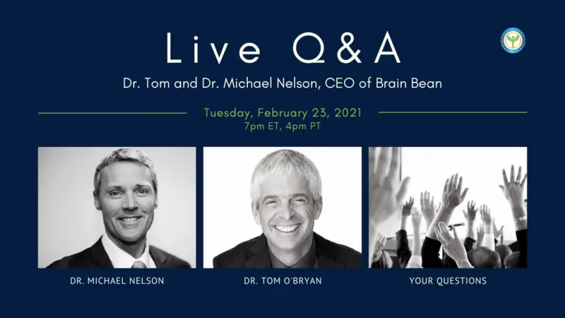 Live Q&A with Dr. Tom O'Bryan and Dr. Michael Nelson Banner Image