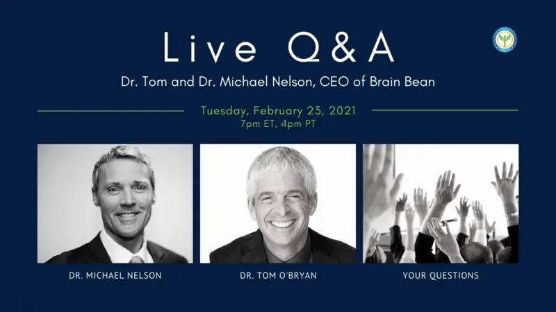 Live Q&A with Dr. Tom O'Bryan and Dr. Michael Nelson Banner Image Live Q&A with Dr. Tom O'Bryan and Dr. Michael Nelson Banner Image