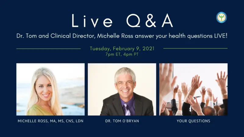 Live Q&A with Dr. Tom and Michelle Ross Banner Image