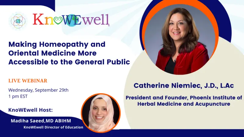 Making Homeopathy and Oriental Medicine More Accessible to the General Public Making Homeopathy and Oriental Medicine More Accessible to the General Public