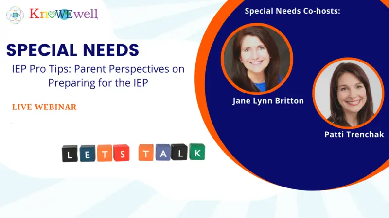 Let's Talk Special Needs Webinar Banner