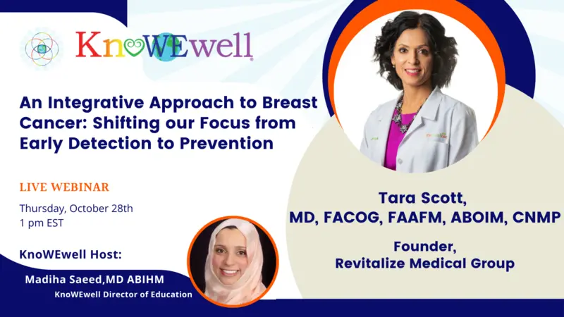An Integrative Approach to Breast Cancer Webinar Banner