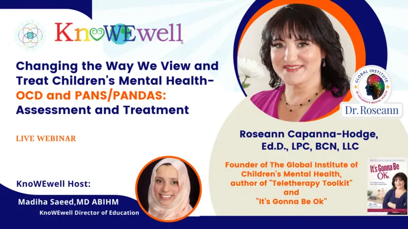 Changing The Way We View and Treat Children's Mental Health Webinar Banner