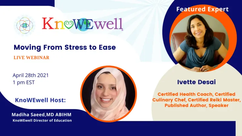 Moving from Stress to Ease Webinar banner