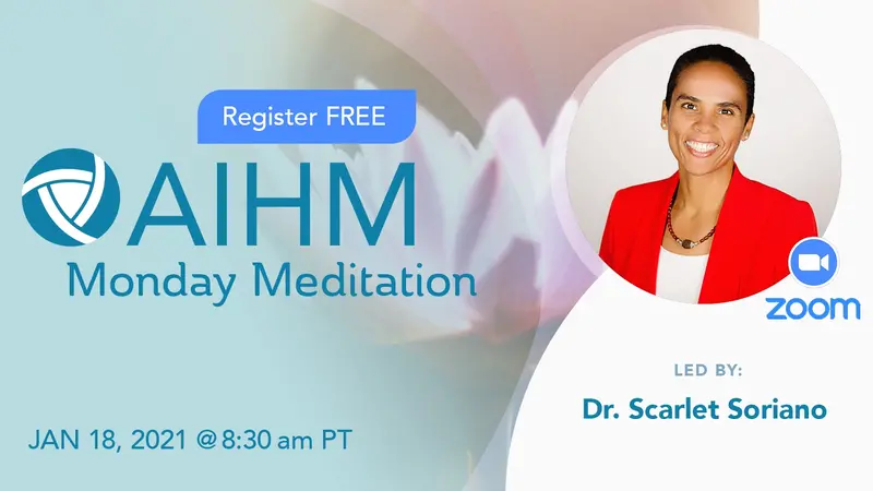 AIHM Monday Mediation Banner Image