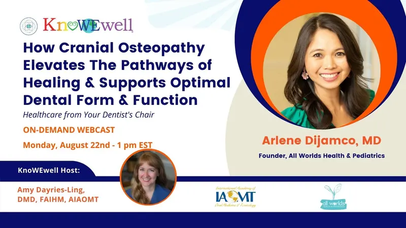 How Cranial Osteopathy Elevates The Pathways of Healing and Supports Optimal Dental Form and Function Healthcare from Your Dentist's Chair banner image