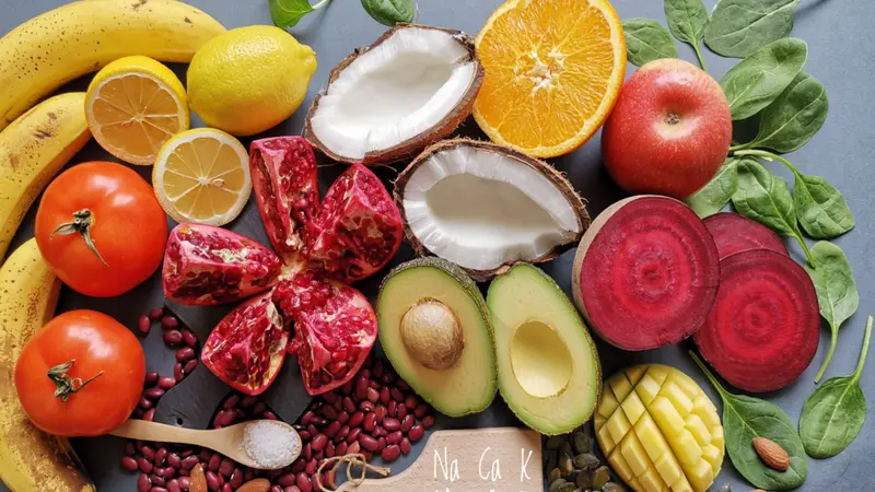 Fresh fruit and vegetable high in electrolytes. Fresh fruit and vegetable high in electrolytes.
