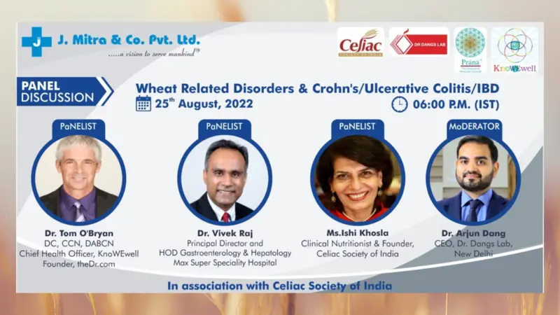 Wheat Related Disorders & Crohn's/Ulcerative Colitis/IBD Banner