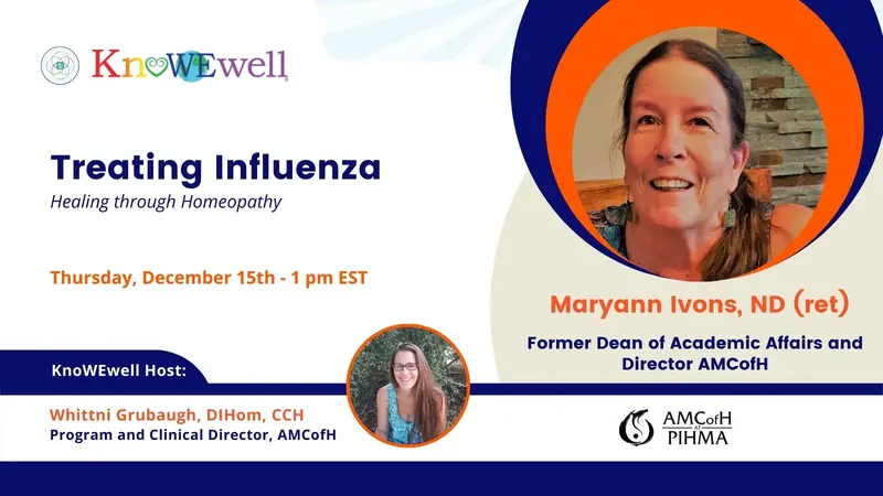 Treating Influenza Healing through Homeopathy banner image